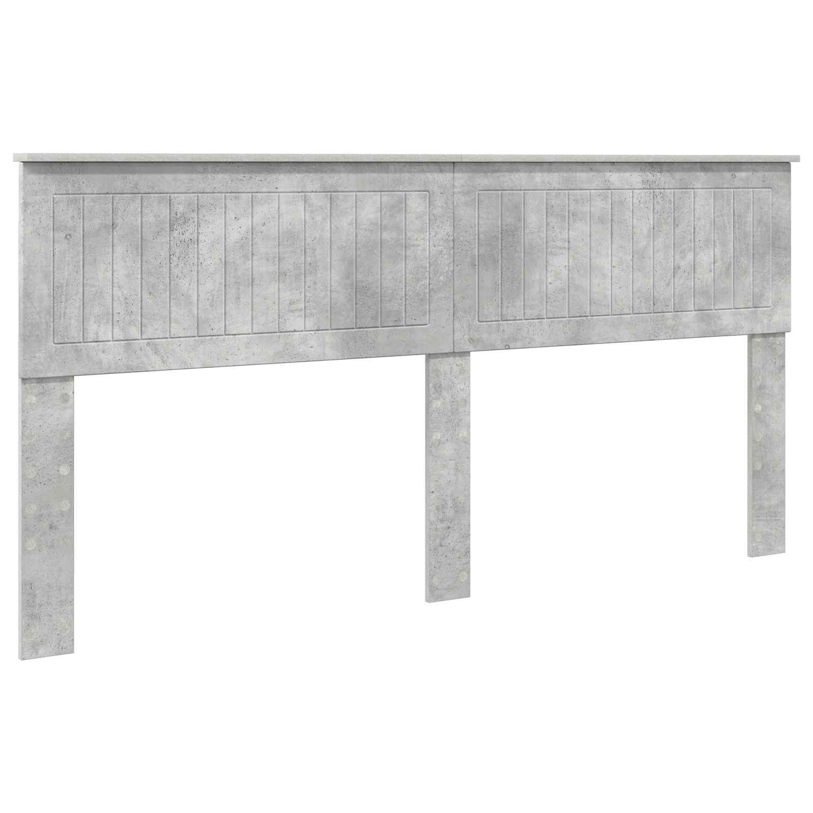 Kopfteil Beton Grau Holzwerkstoff