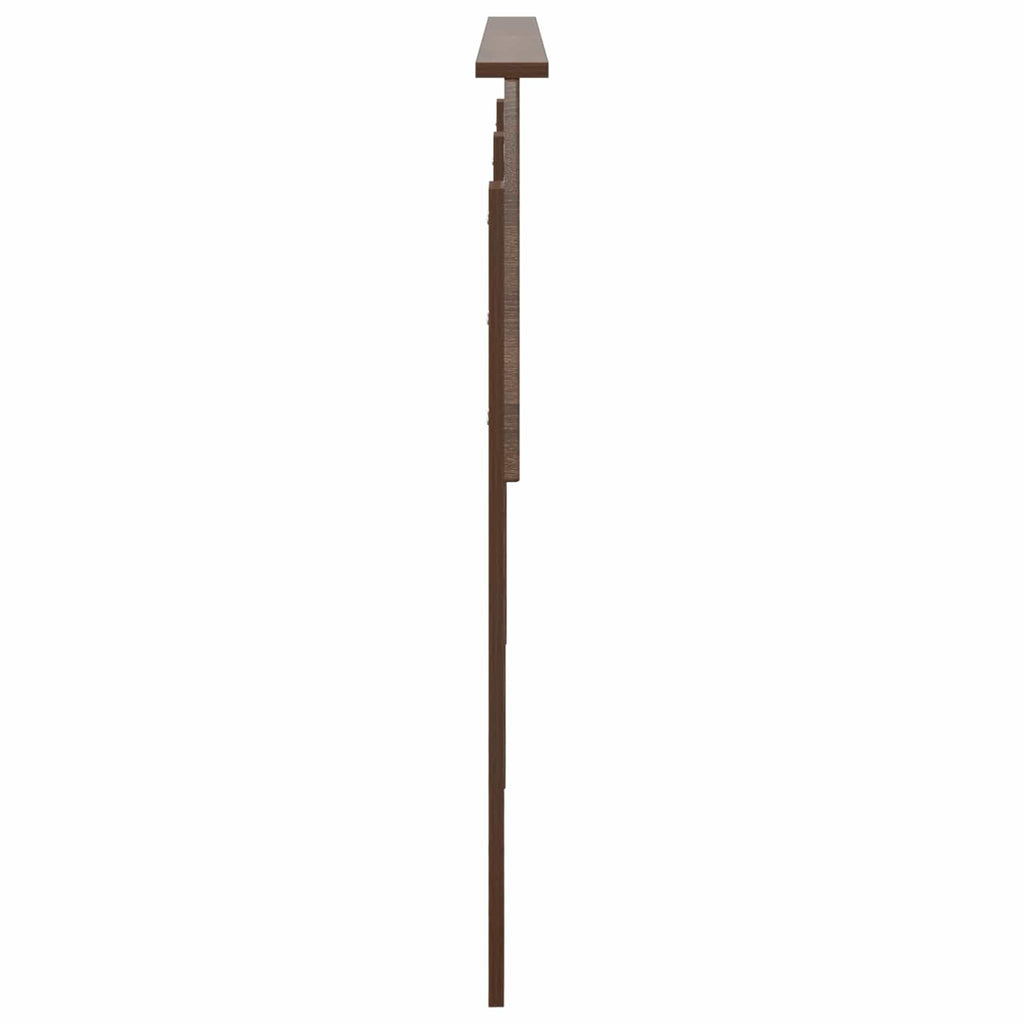Kopfteil Braun Eichen-Optik Holzwerkstoff
