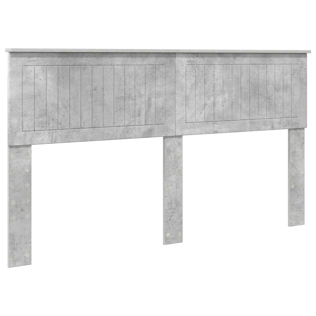 Kopfteil Beton Grau Holzwerkstoff