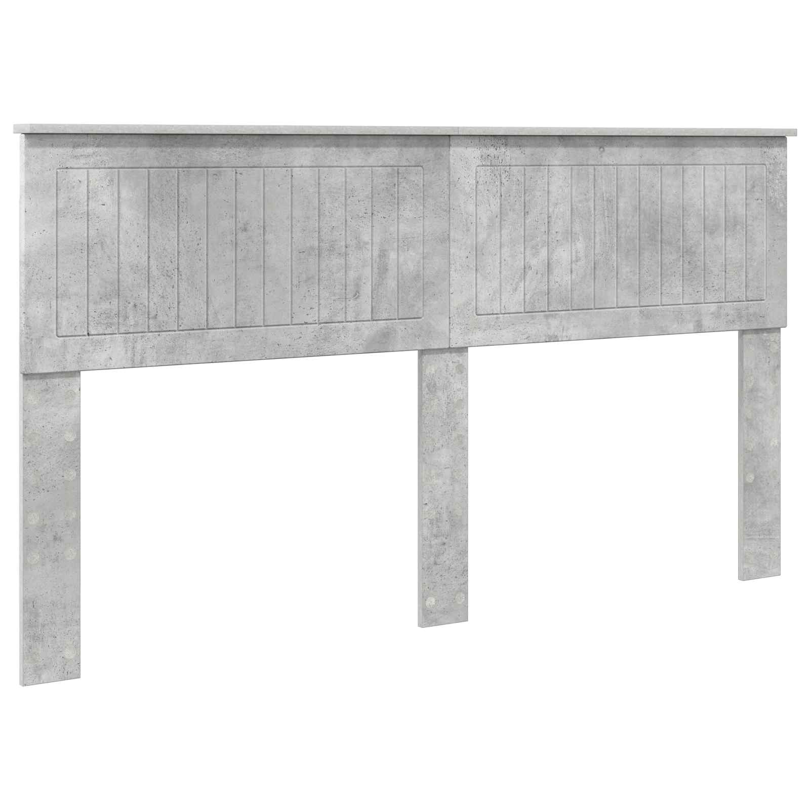 Kopfteil Beton Grau Holzwerkstoff