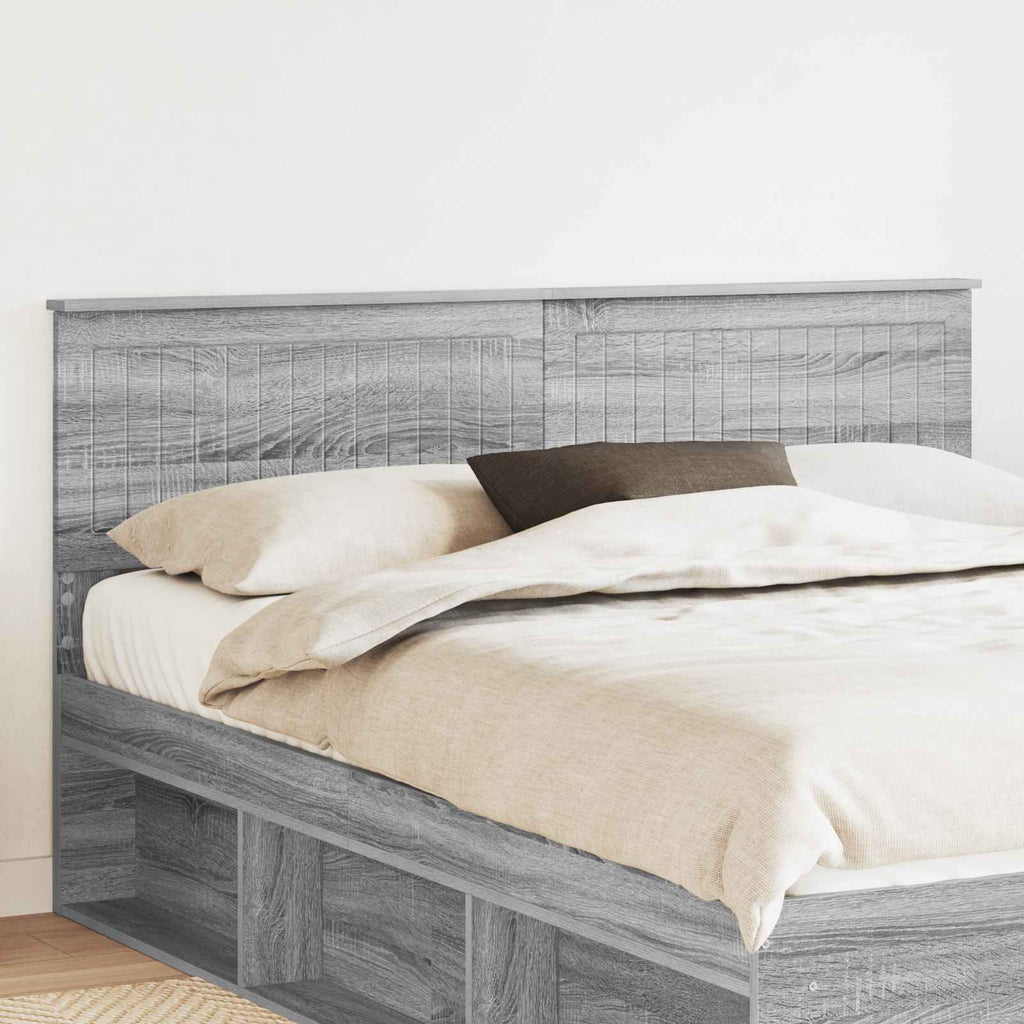 Kopfteil Graues Sonoma Holzwerkstoff