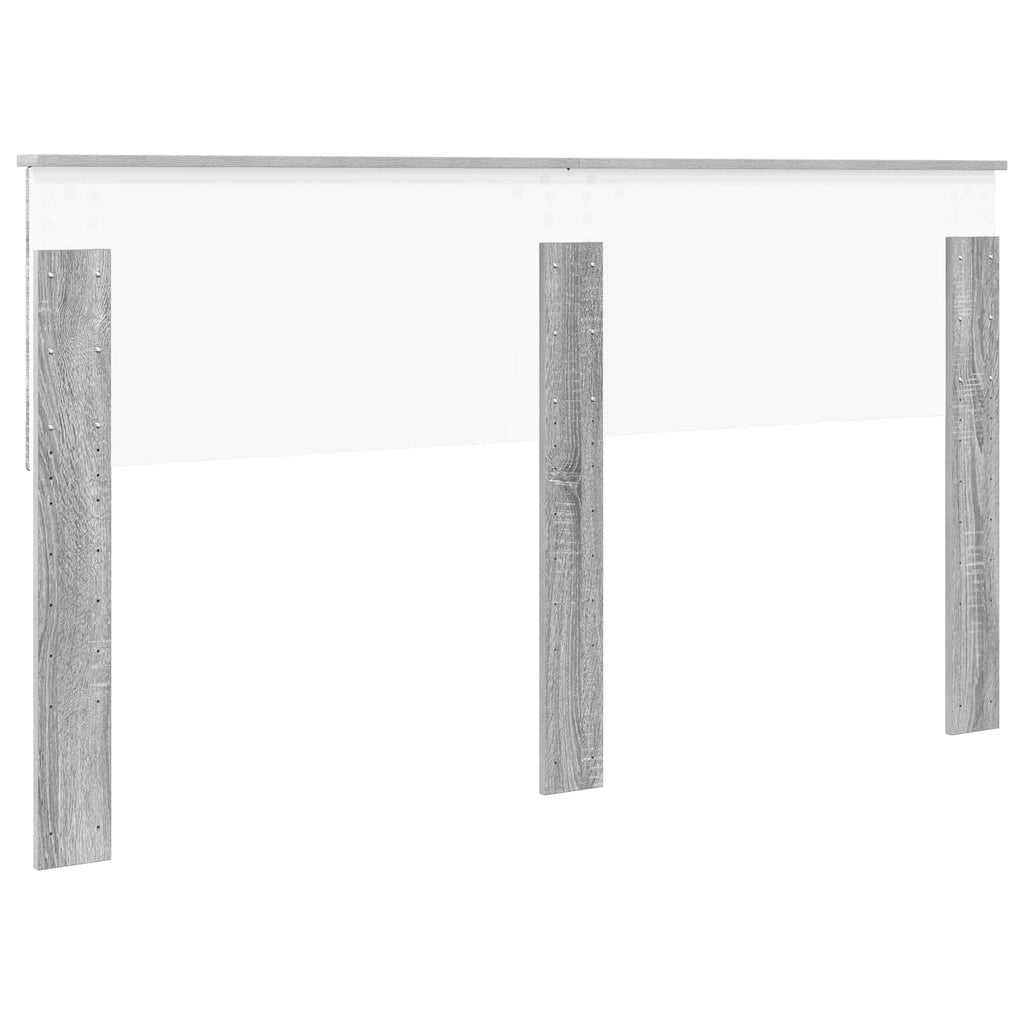 Kopfteil Graues Sonoma Holzwerkstoff