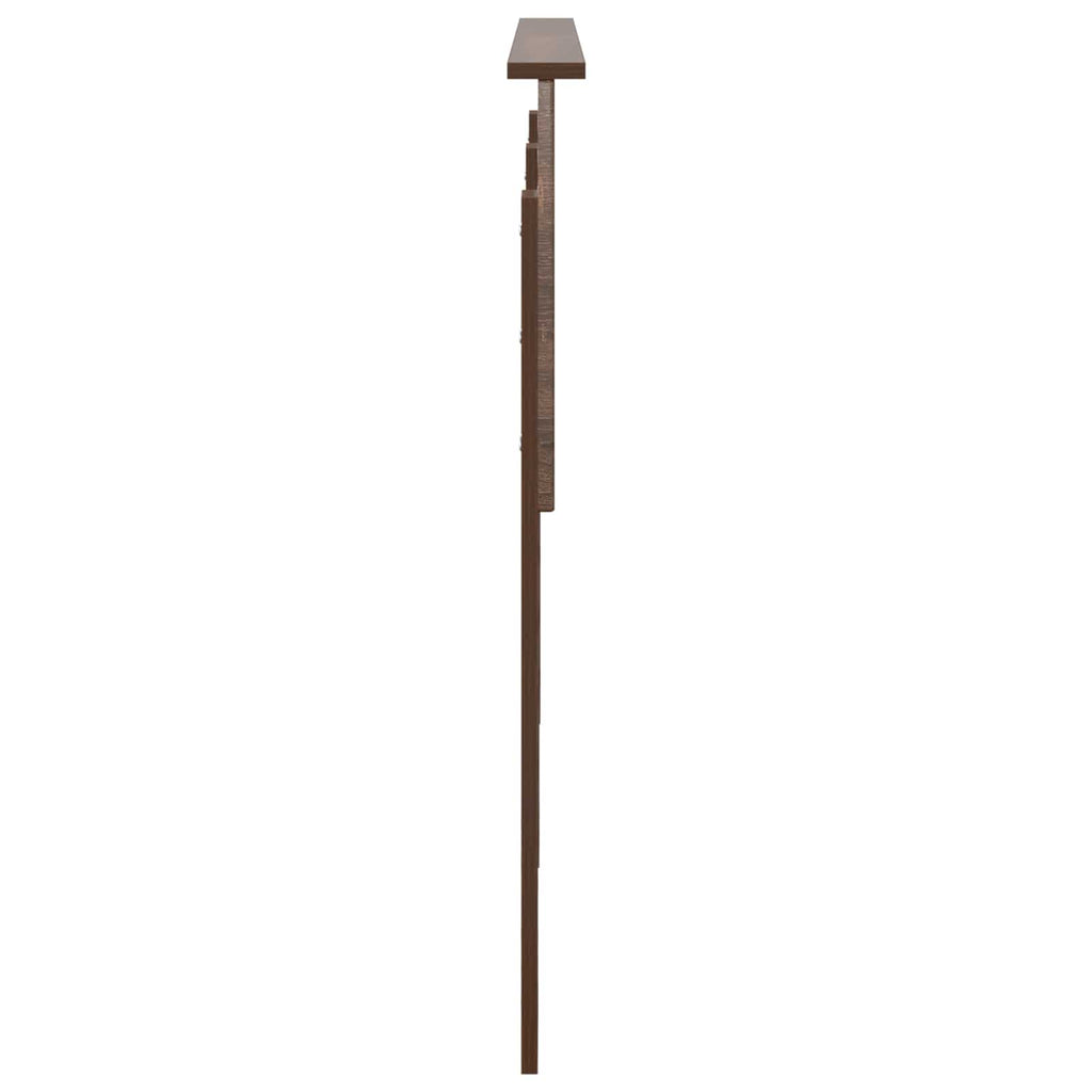 Kopfteil Braun Eichen-Optik Holzwerkstoff