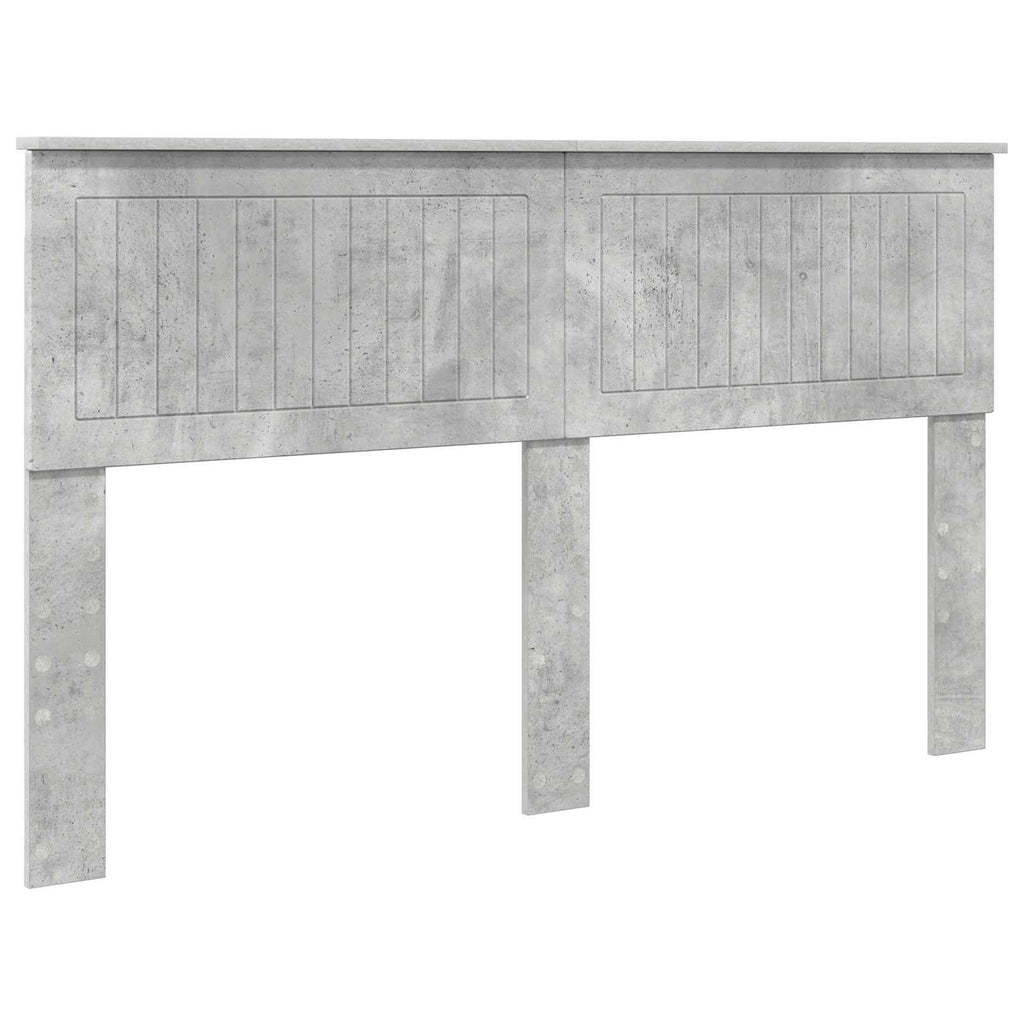 Kopfteil Beton Grau Holzwerkstoff