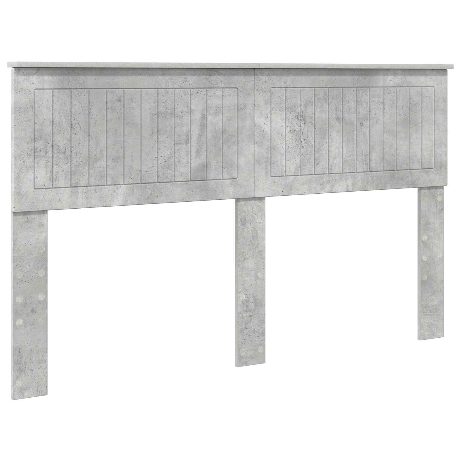 Kopfteil Beton Grau Holzwerkstoff