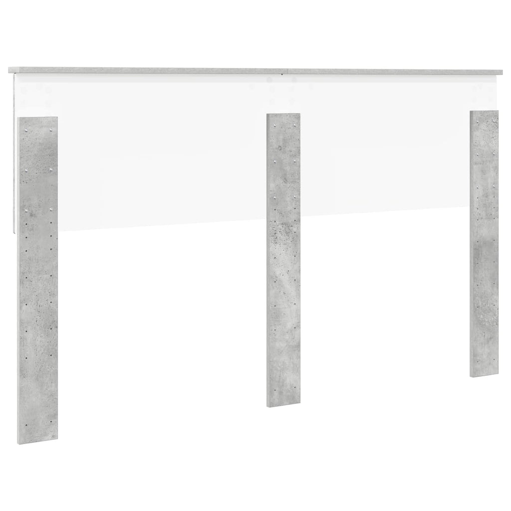 Kopfteil Beton Grau Holzwerkstoff