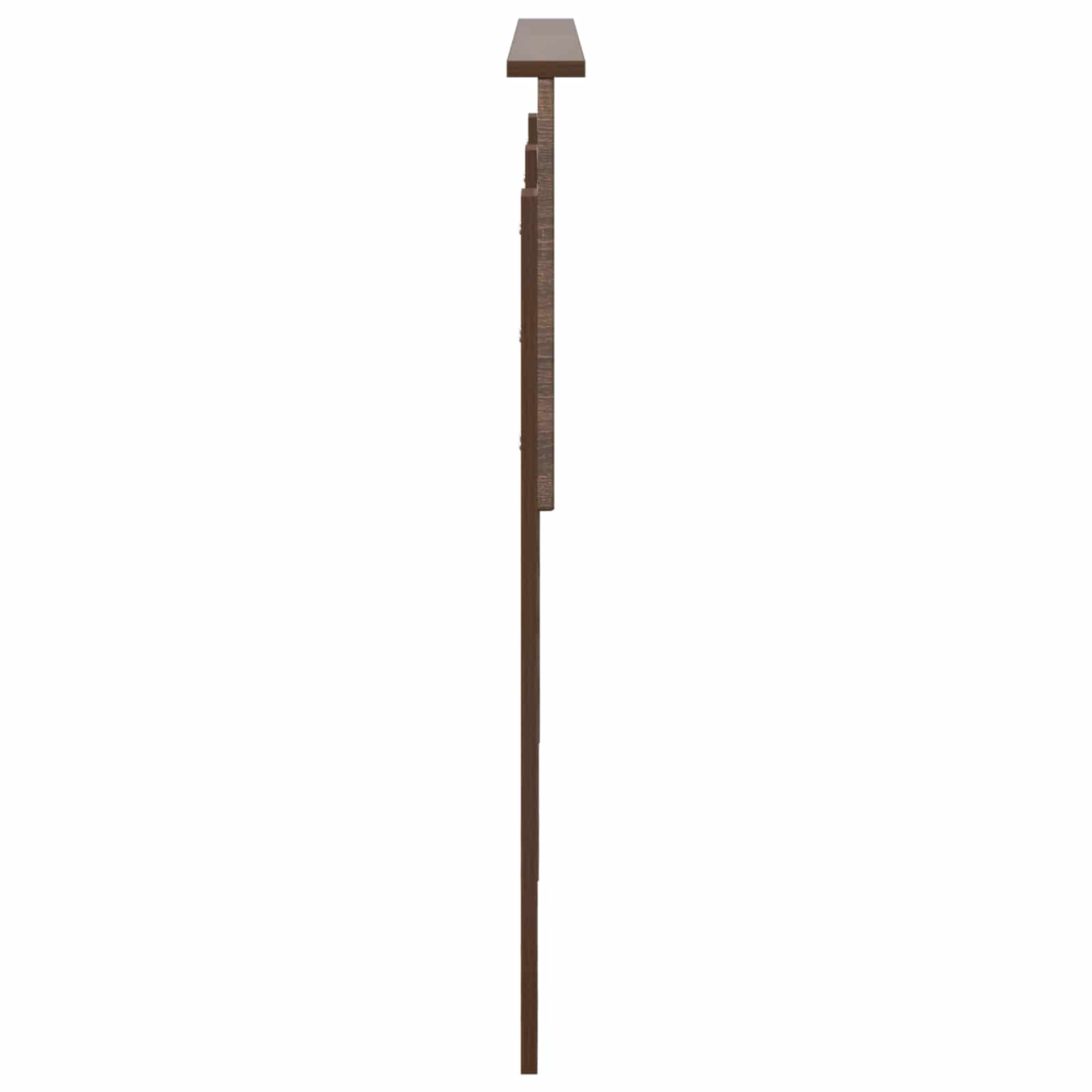 Kopfteil Braun Eichen-Optik Holzwerkstoff