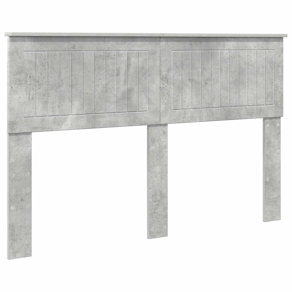 Kopfteil Beton Grau Holzwerkstoff