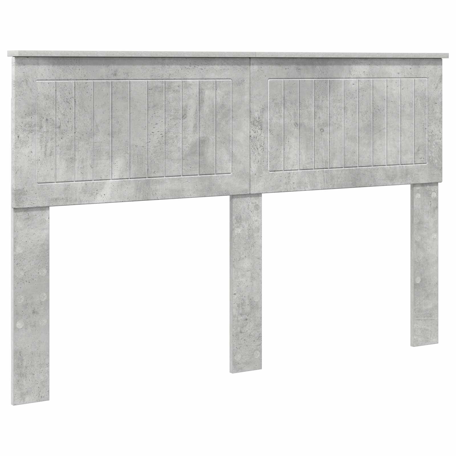 Kopfteil Beton Grau Holzwerkstoff