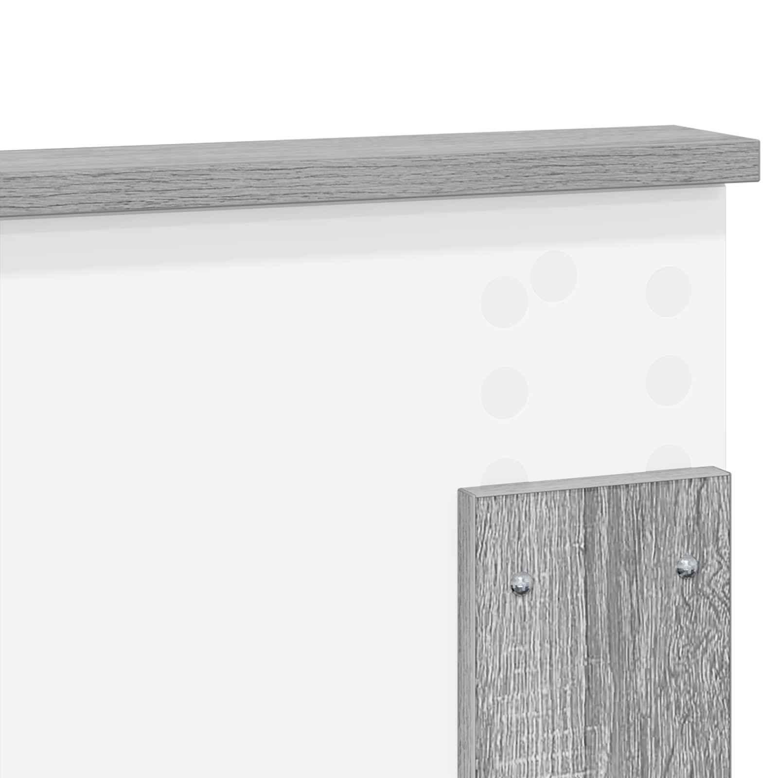 Kopfteil Graues Sonoma Holzwerkstoff