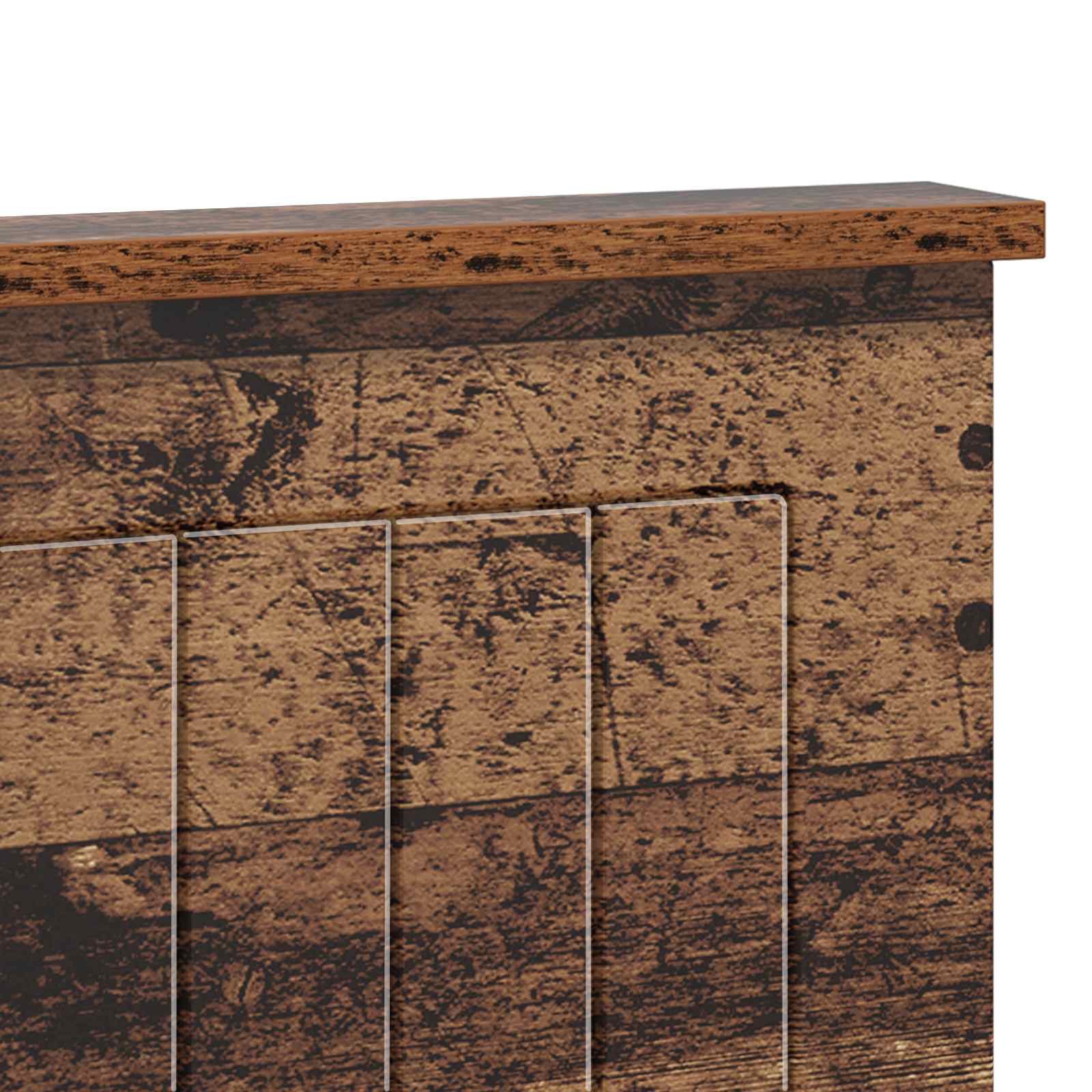 Kopfteil Altholz Holzwerkstoff
