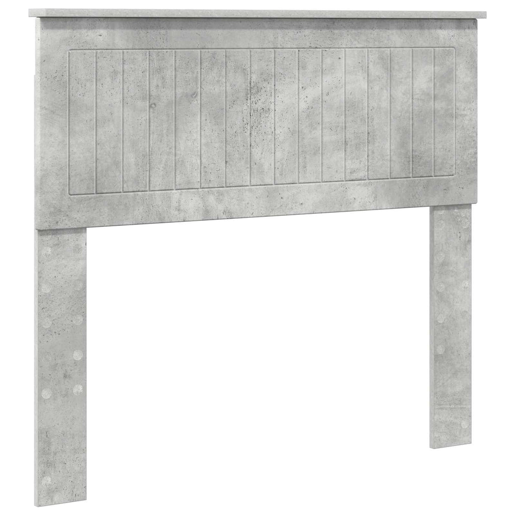 Kopfteil Beton Grau Holzwerkstoff
