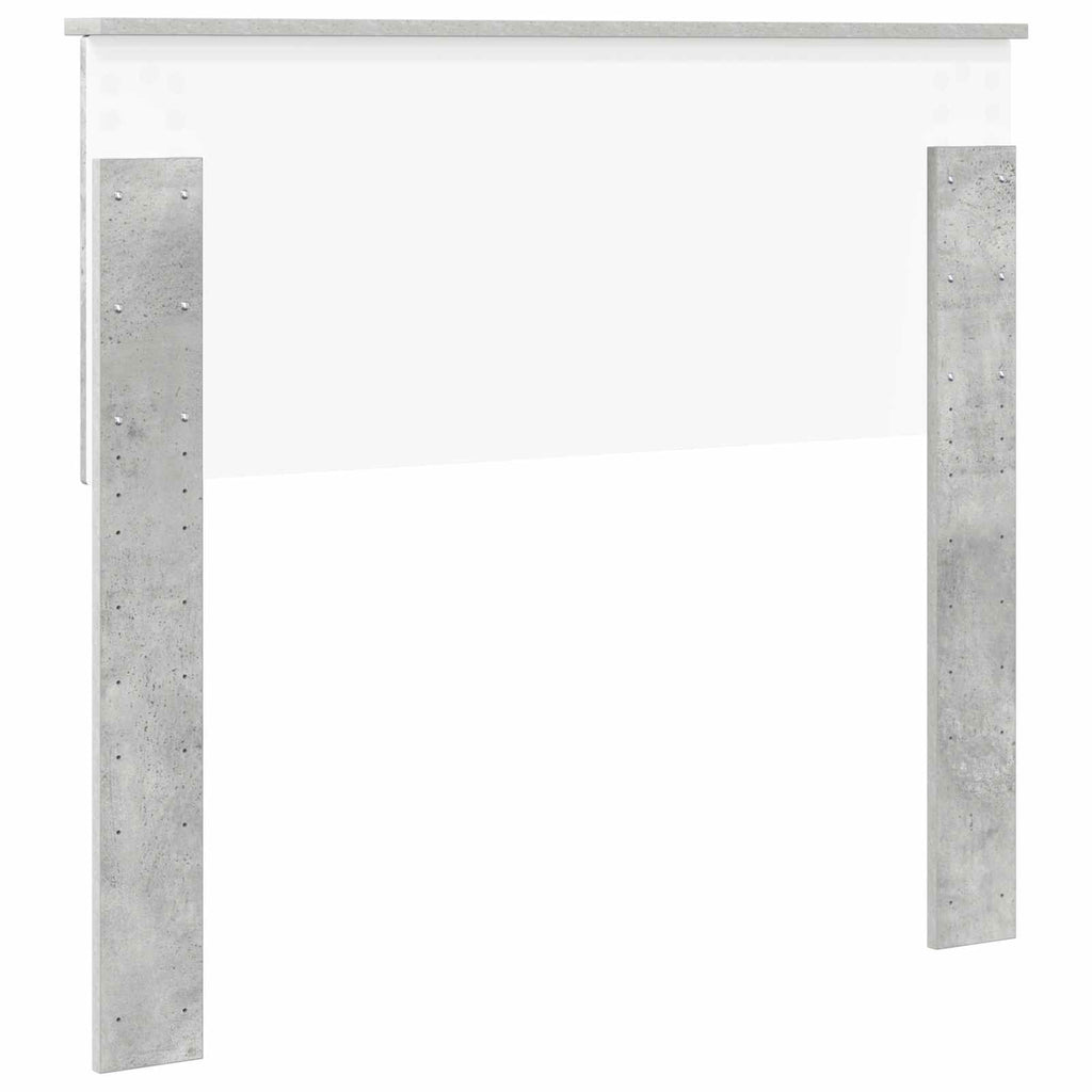 Kopfteil Beton Grau Holzwerkstoff
