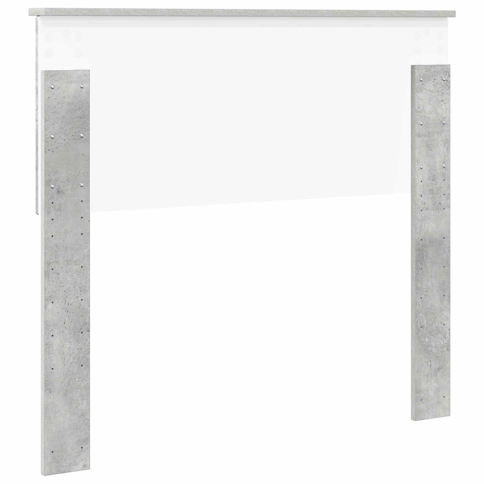 Kopfteil Beton Grau Holzwerkstoff