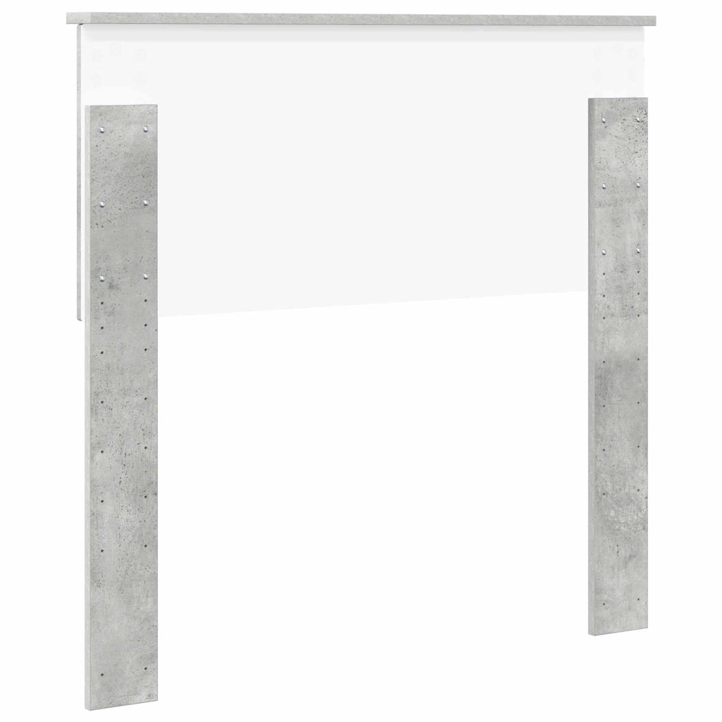 Kopfteil Beton Grau Holzwerkstoff