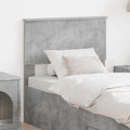 Kopfteil Beton Grau Holzwerkstoff