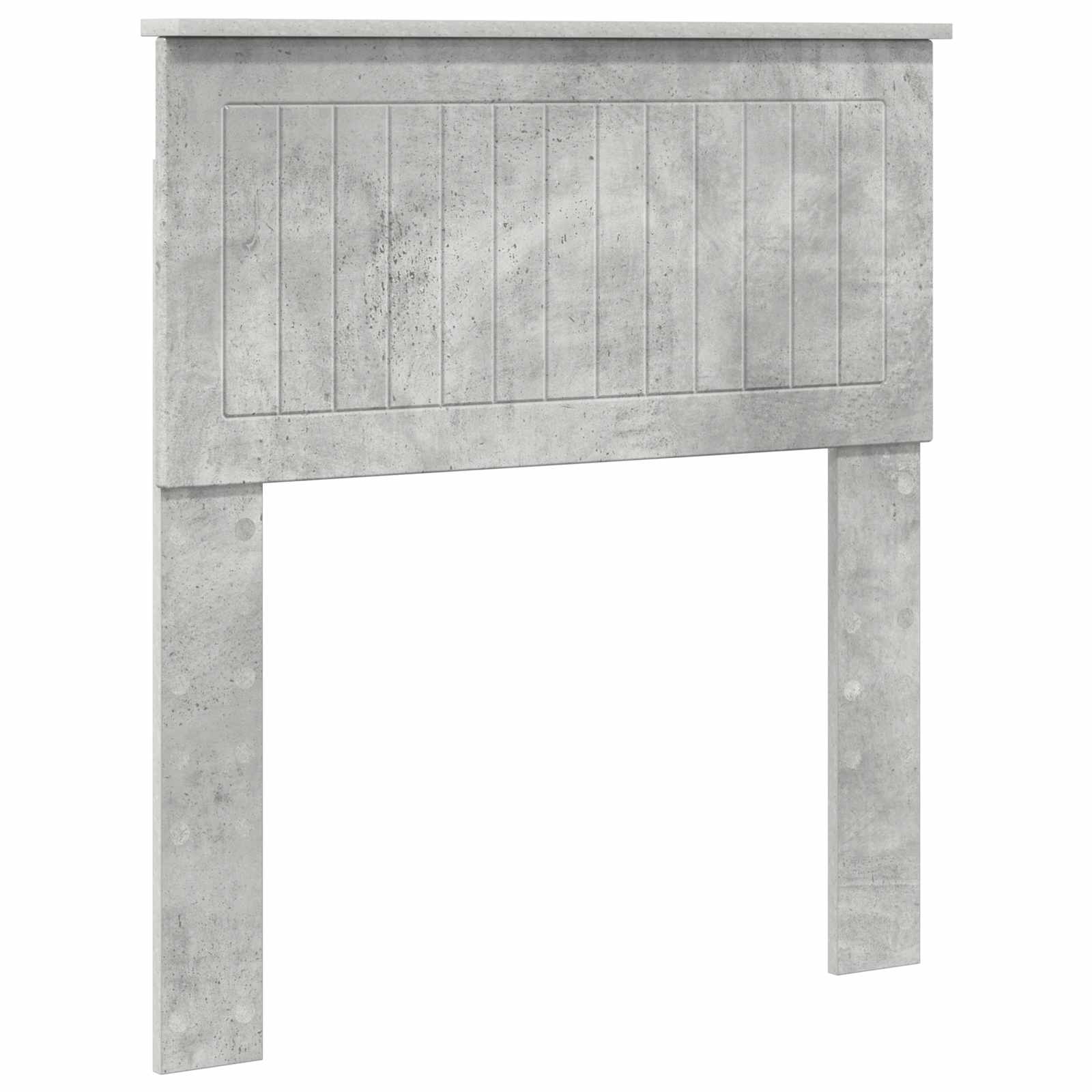 Kopfteil Beton Grau Holzwerkstoff
