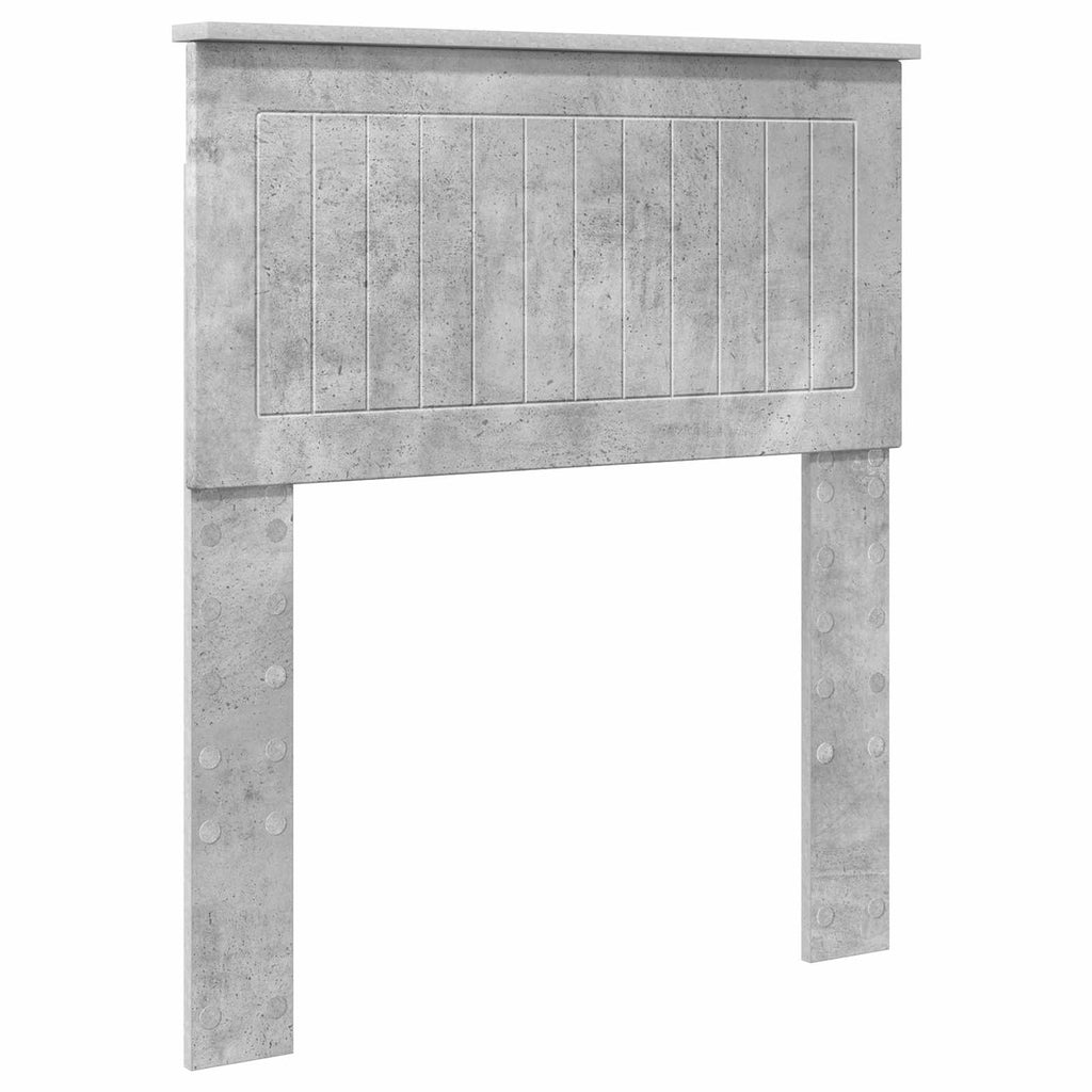 Kopfteil Beton Grau Holzwerkstoff