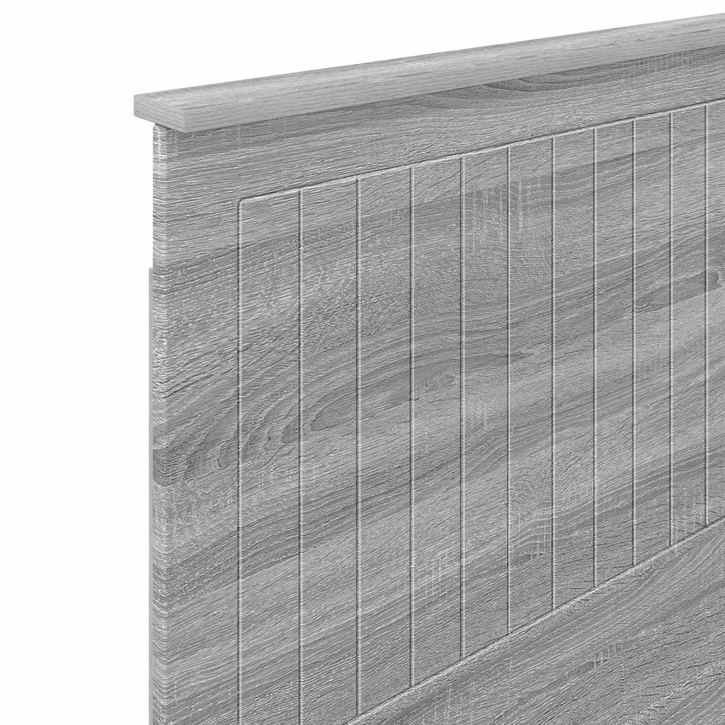 Kopfteil Graues Sonoma Holzwerkstoff