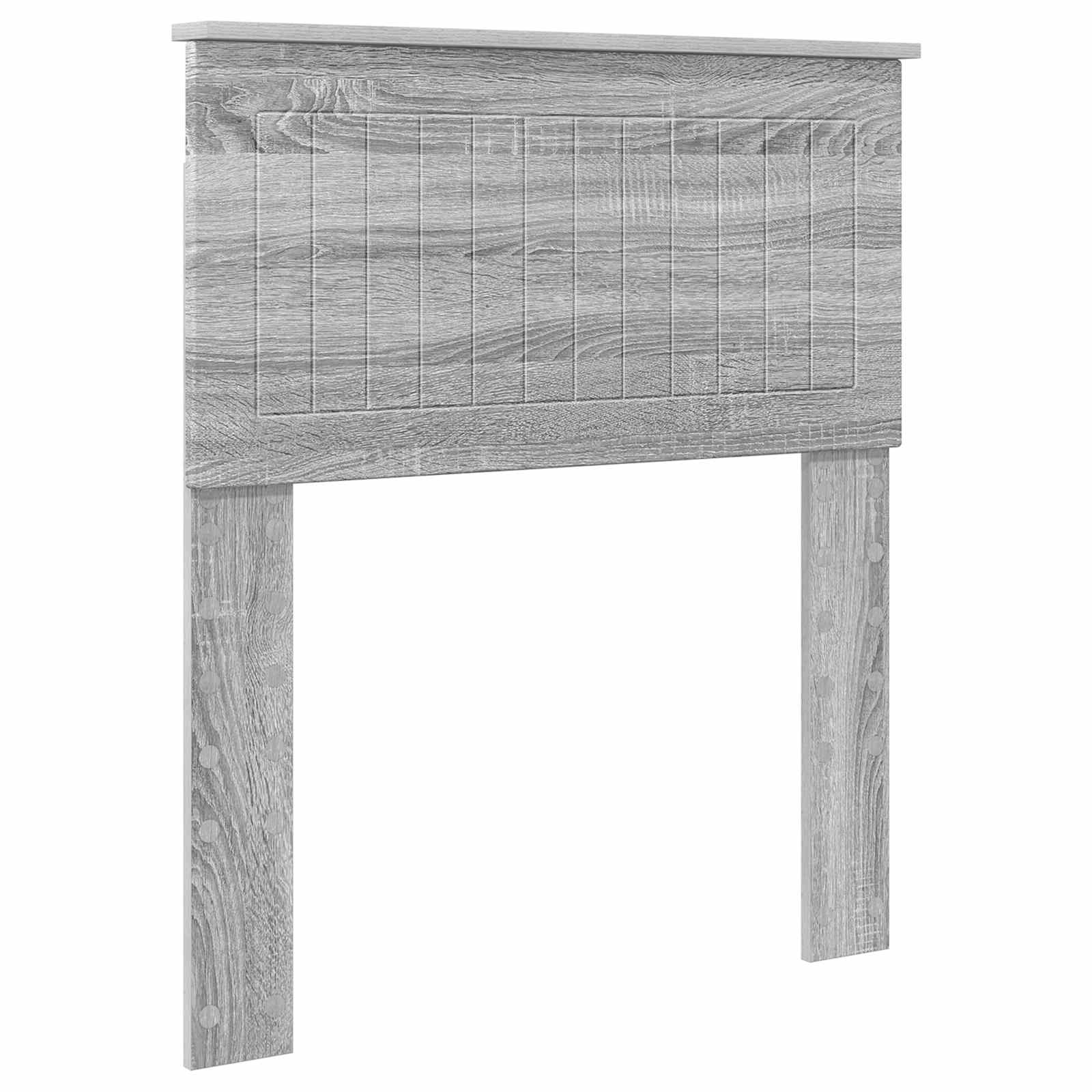 Kopfteil Graues Sonoma Holzwerkstoff