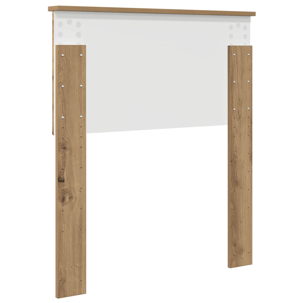 Kopfteil Artisan-Eiche Holzwerkstoff