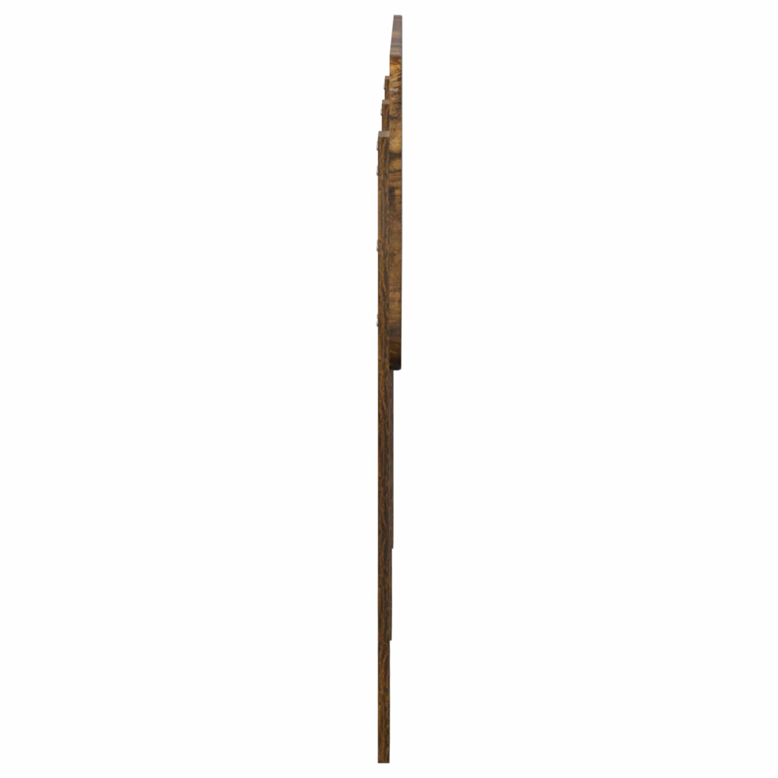 Kopfteil Geräucherte Eiche Holzwerkstoff
