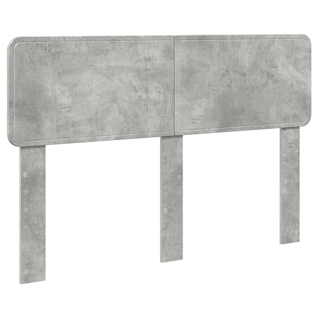 Kopfteil Beton Grau Holzwerkstoff