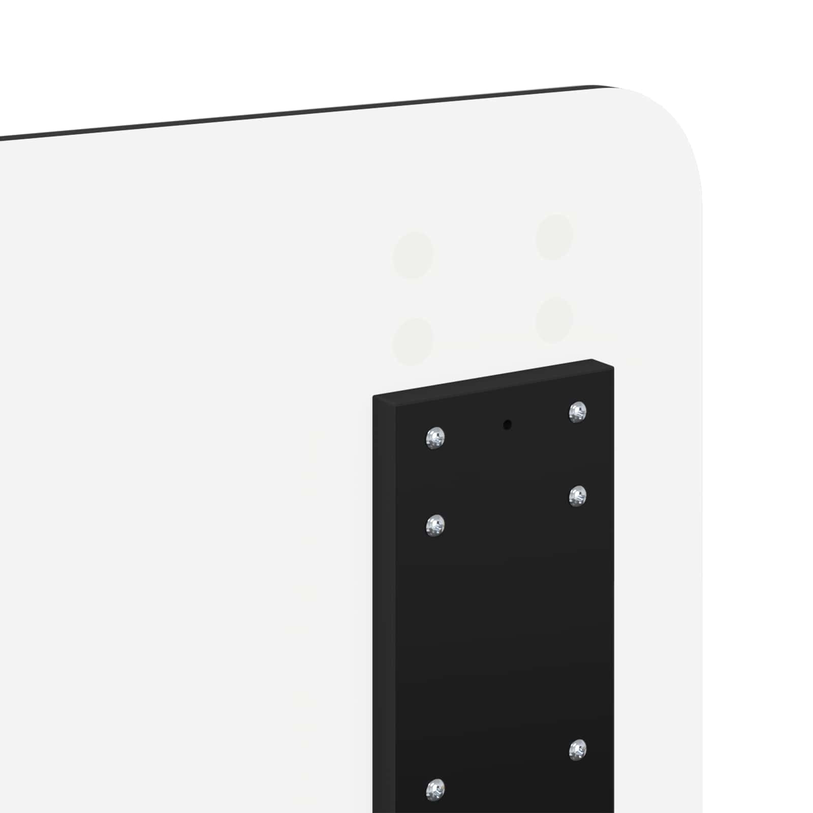 Kopfteil Schwarz Eichen-Optik Holzwerkstoff