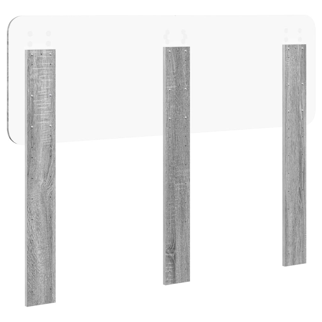 Kopfteil Graues Sonoma Holzwerkstoff