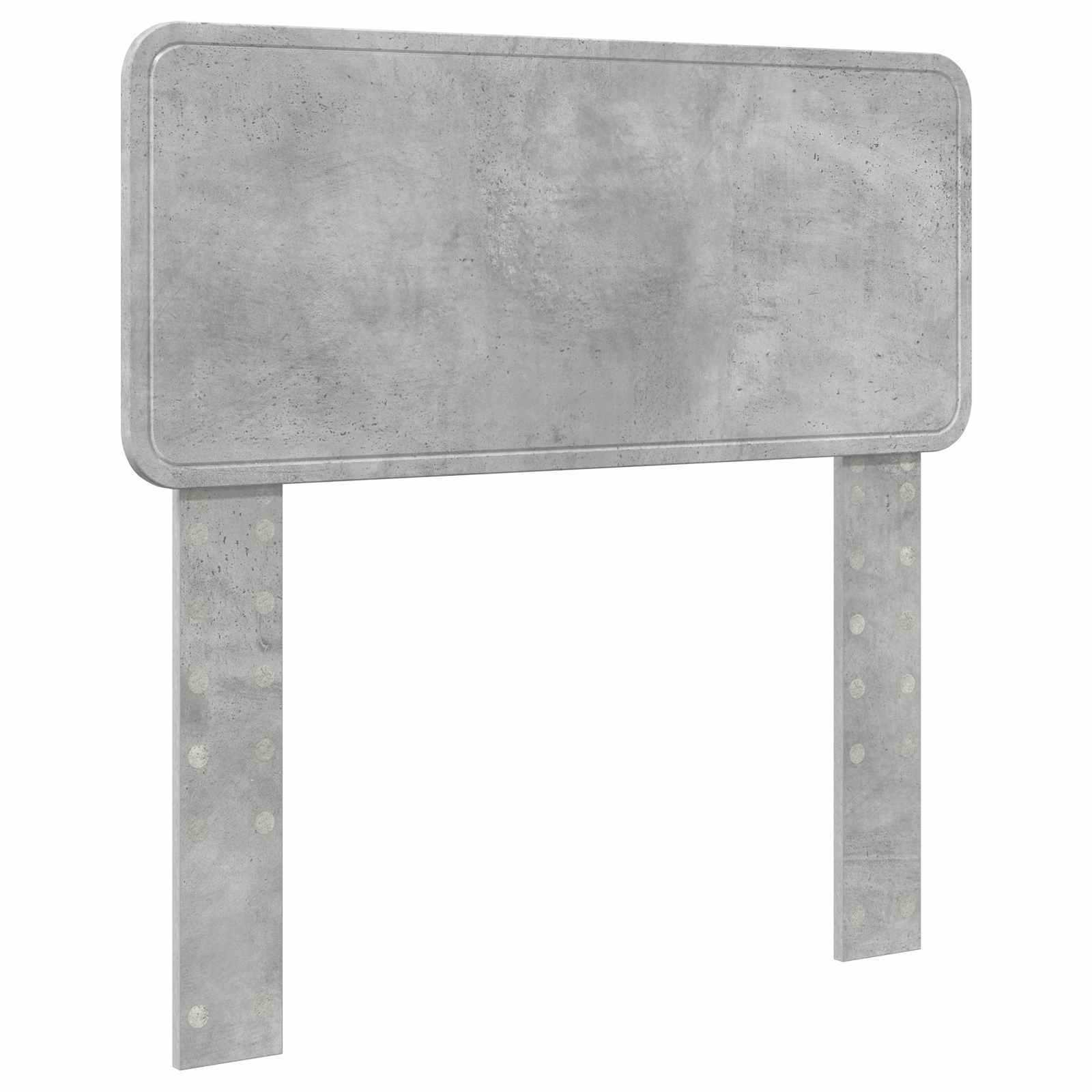 Kopfteil Beton Grau Holzwerkstoff