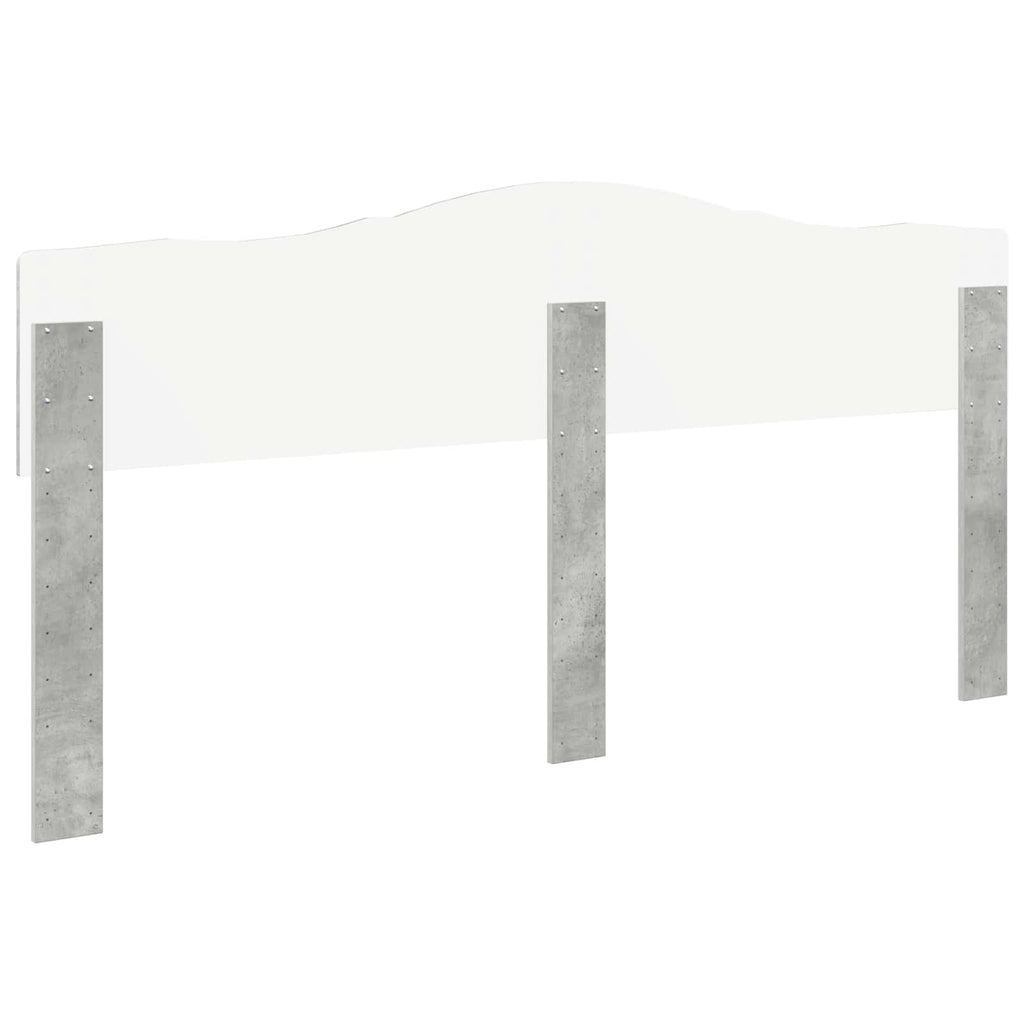 Kopfteil Beton Grau Holzwerkstoff