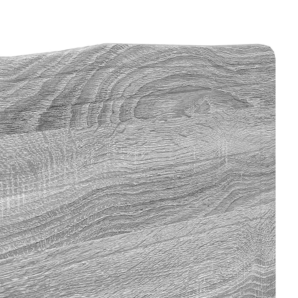 Kopfteil Graues Sonoma Holzwerkstoff