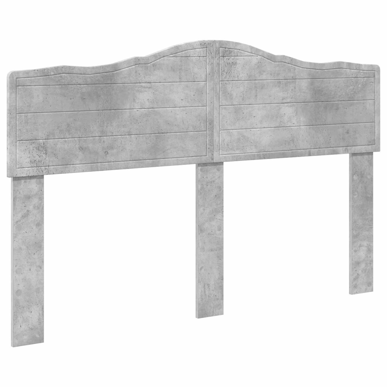 Kopfteil Beton Grau Holzwerkstoff