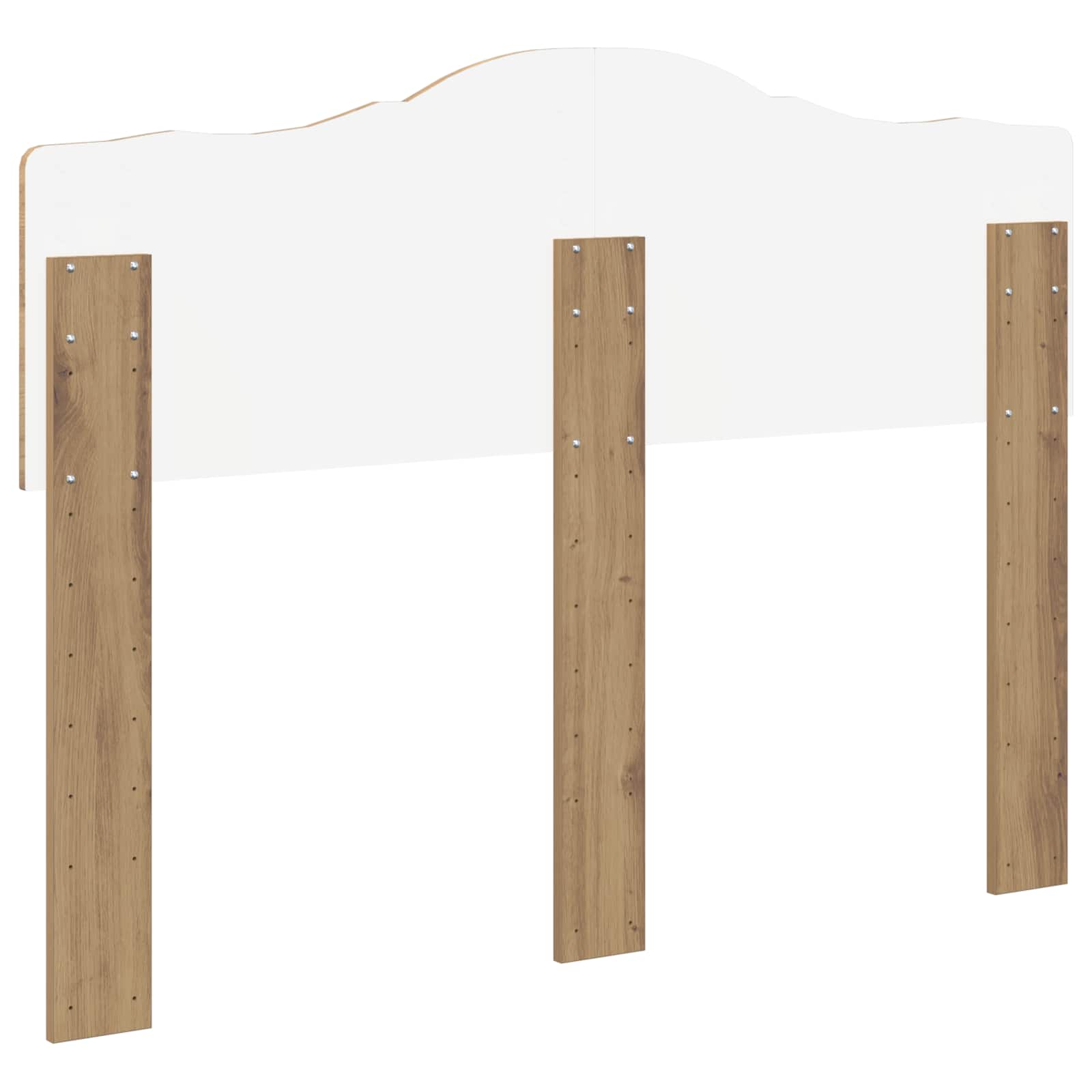 Kopfteil Artisan-Eiche Holzwerkstoff