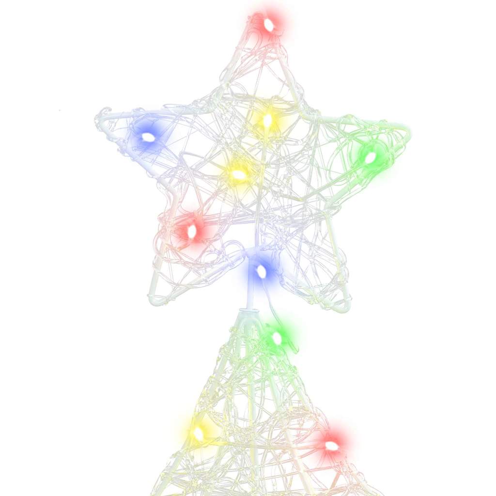 Weihnachtsbaum mit 100 LEDs Mehrfarbig 120 cm Acryl
