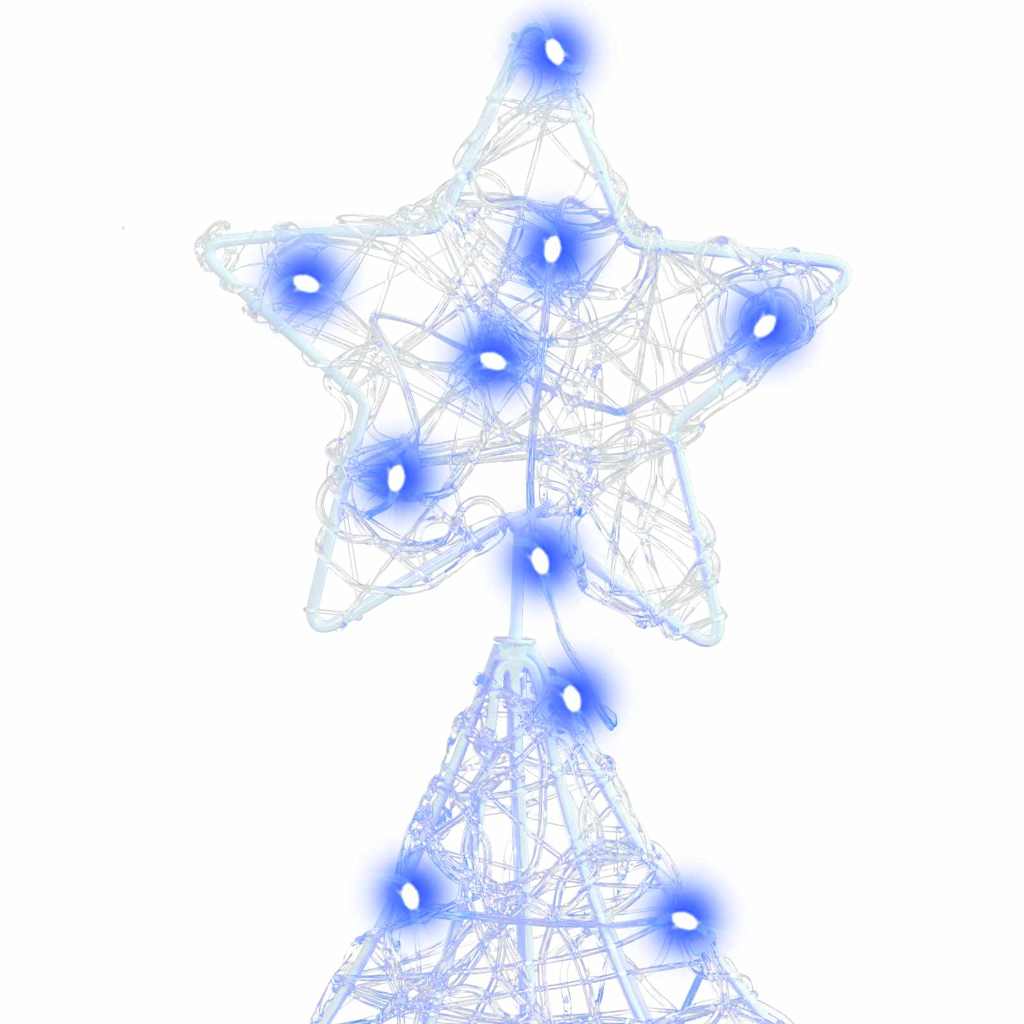 Weihnachtsbaum mit 160 LEDs Blau 150 cm Acryl