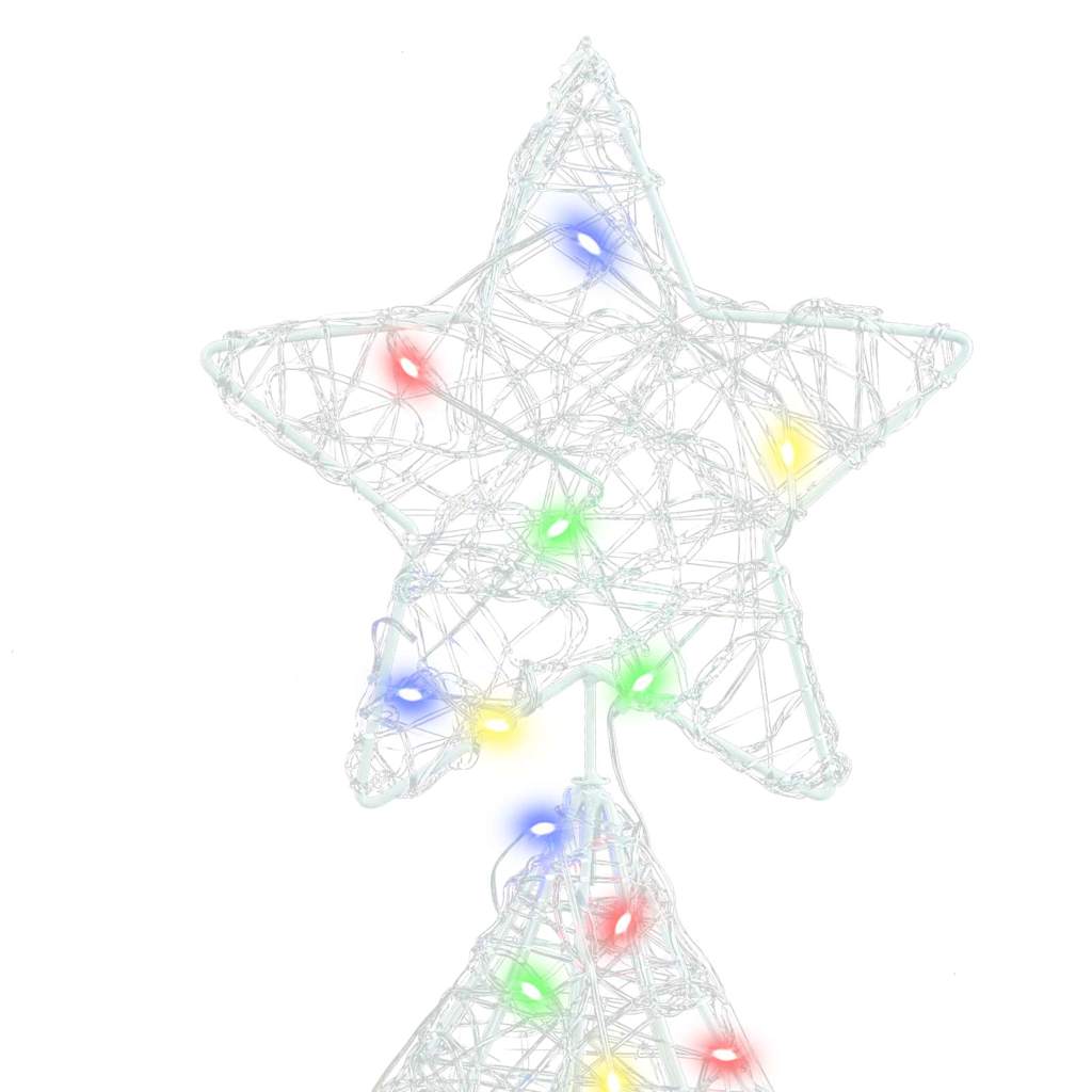 Weihnachtsbaum mit 160 LEDs Mehrfarbig 150 cm Acryl