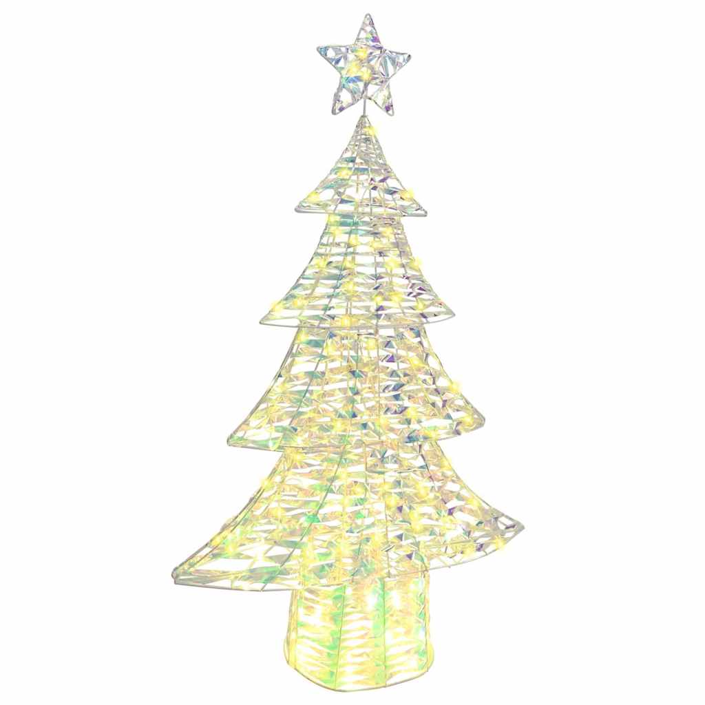 Weihnachtsbaum mit 160 LEDs Warmweiß 150 cm PET