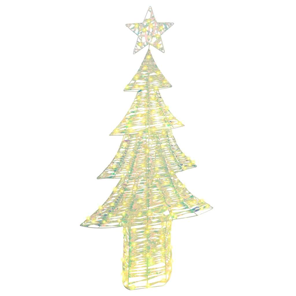 Weihnachtsbaum mit 240 LEDs Warmweiß 181 cm PET