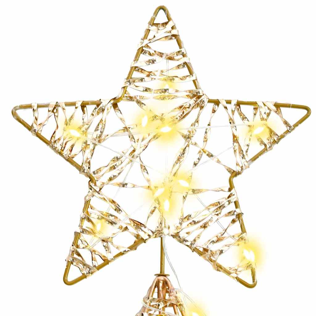 Weihnachtsbaum mit 240 LEDs Warmweiß 181 cm PET