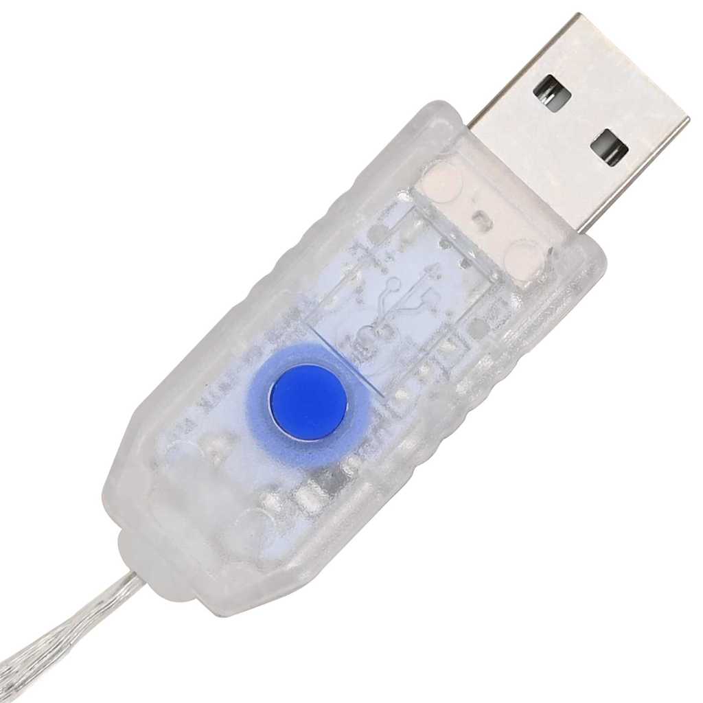 Kranz mit 60 LEDs Warmweiß 76 x 76 x 8,5 cm Acryl