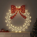 Kranz mit 150 LEDs Warmweiß 120 cm Acryl