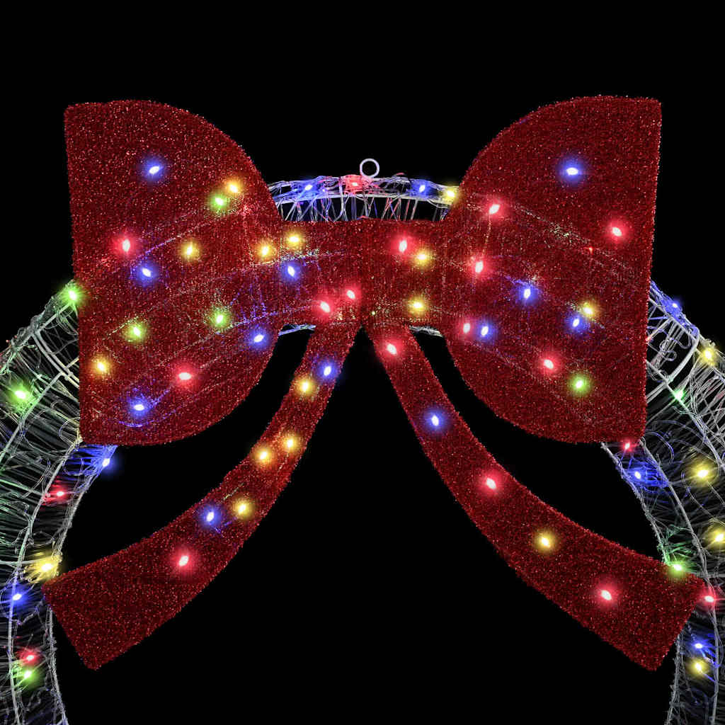 Kranz mit 150 LEDs Mehrfarbig 120 cm Acryl