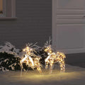 LED Rentiere mit 40 LEDs 2 pcs Warmes Weiß PET