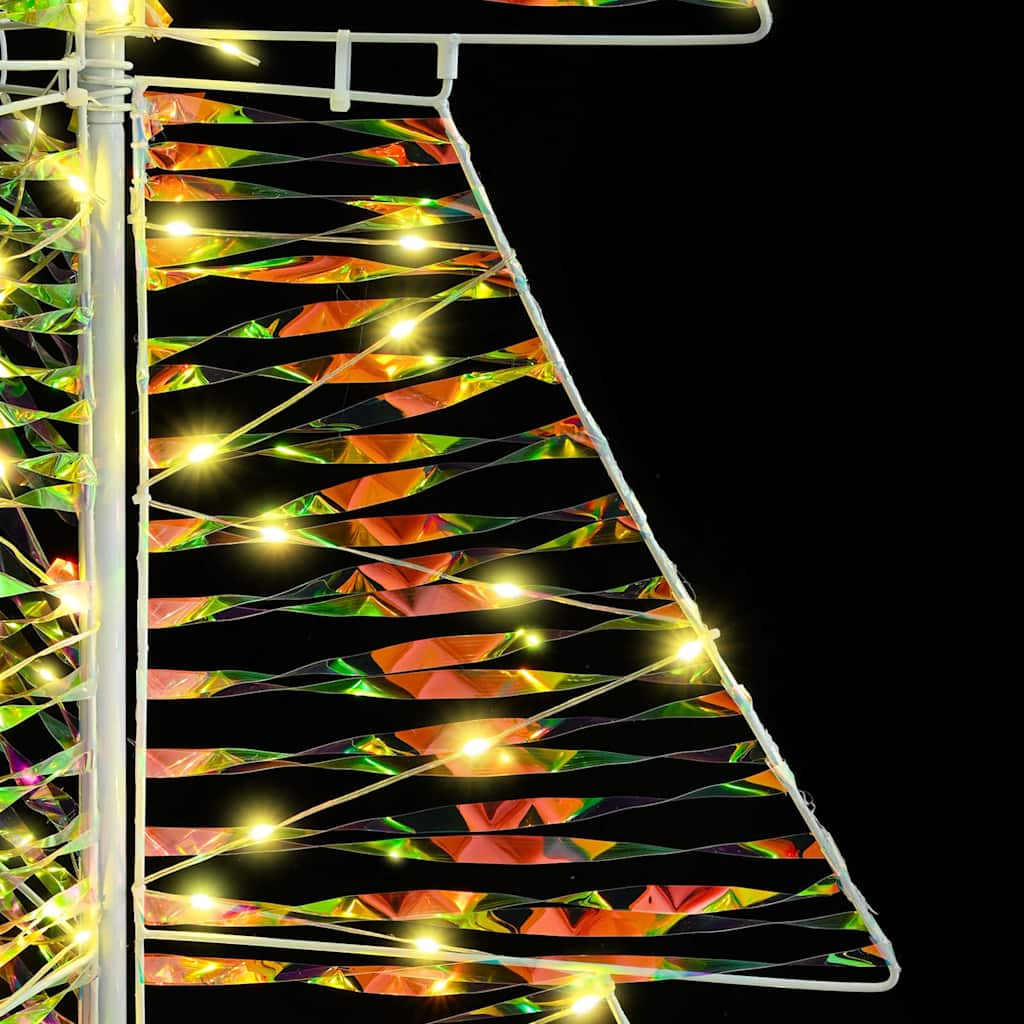 Weihnachtsbaum mit 160 LEDs Warmes Weiß 150 cm PET