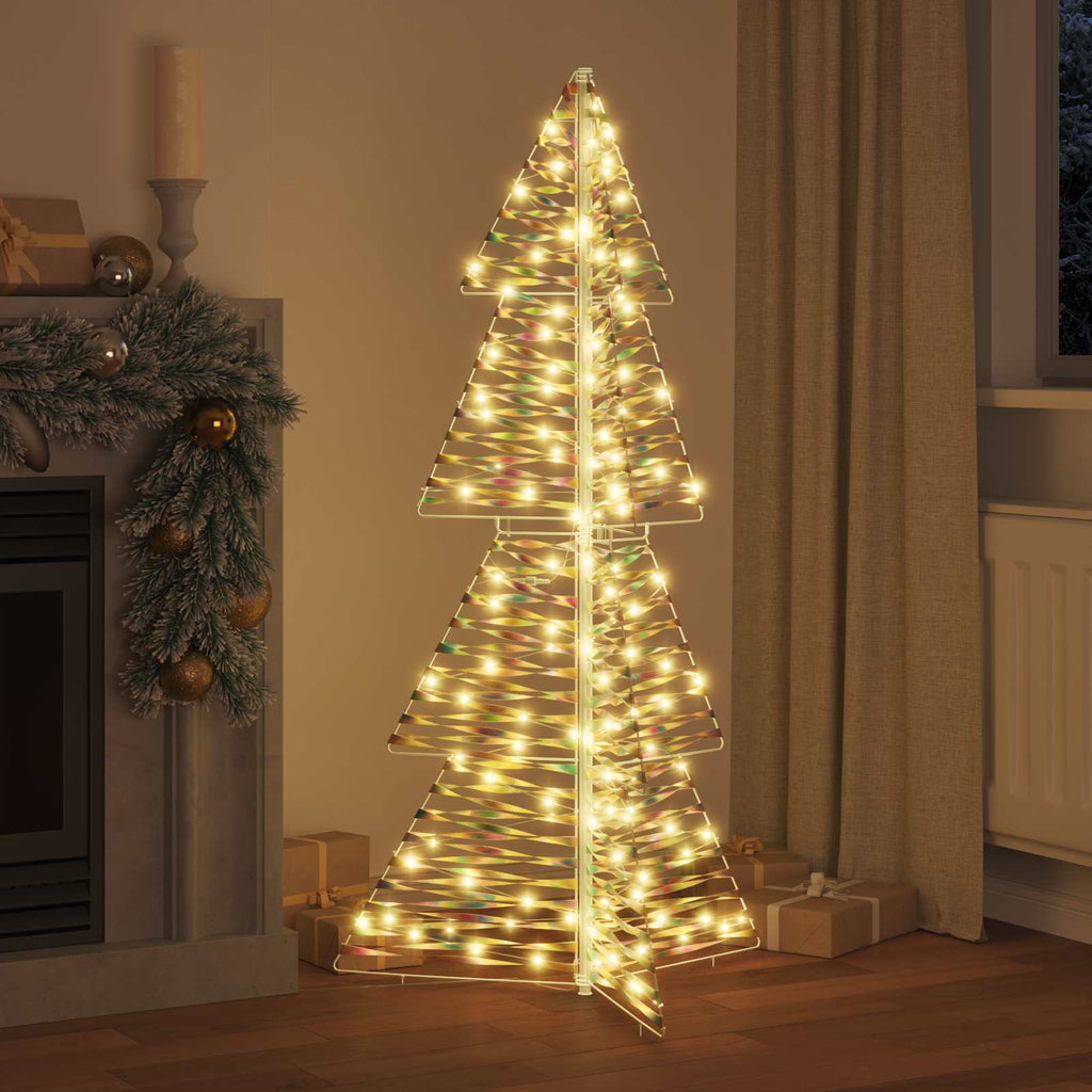 Weihnachtsbaum mit 160 LEDs Warmes Weiß 150 cm PET
