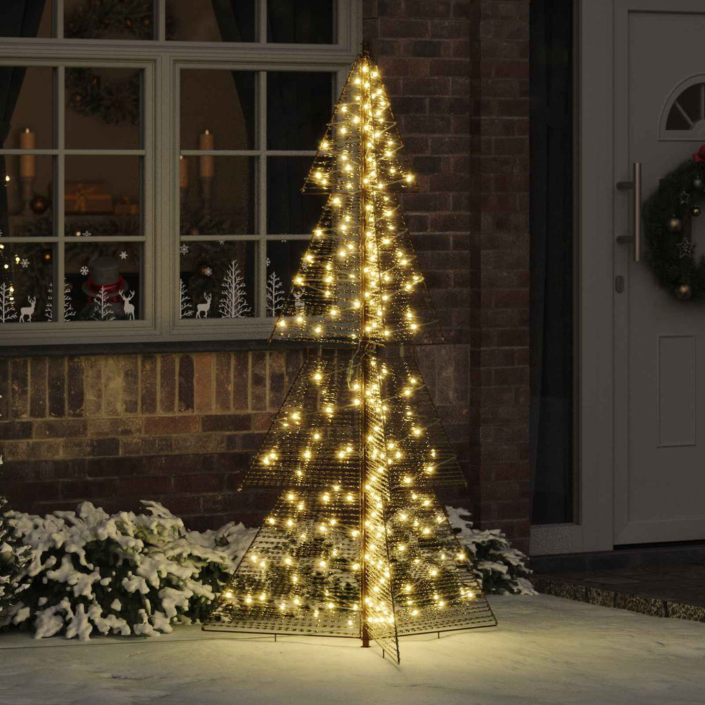 Weihnachtsbaum mit 240 LEDs Warmes Weiß 180 cm PET