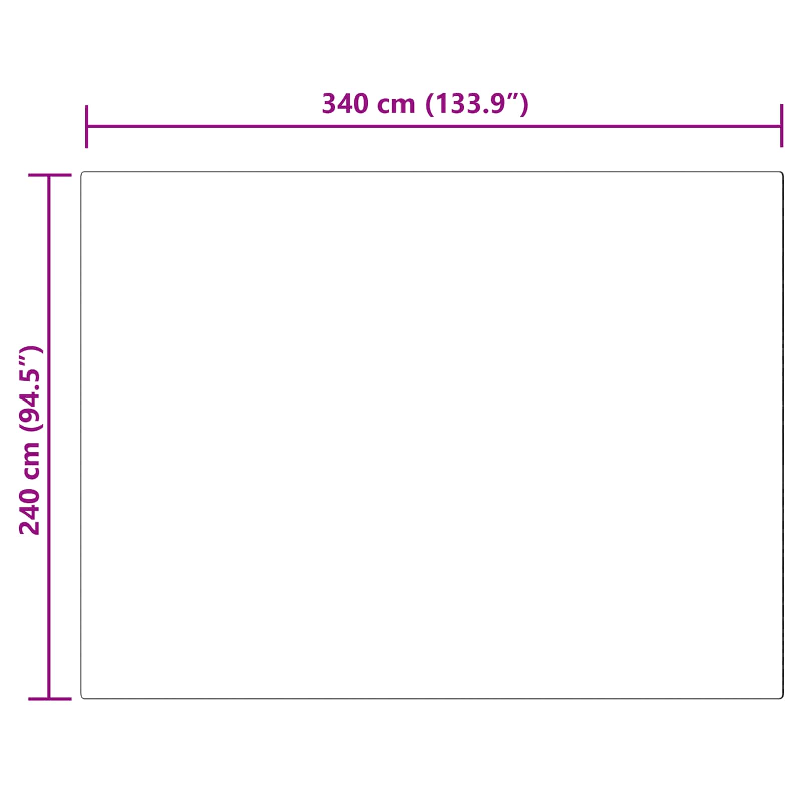 Teppich aus Kunstschaffell TAFALLA Weiß 240 x 340 cm Polyester