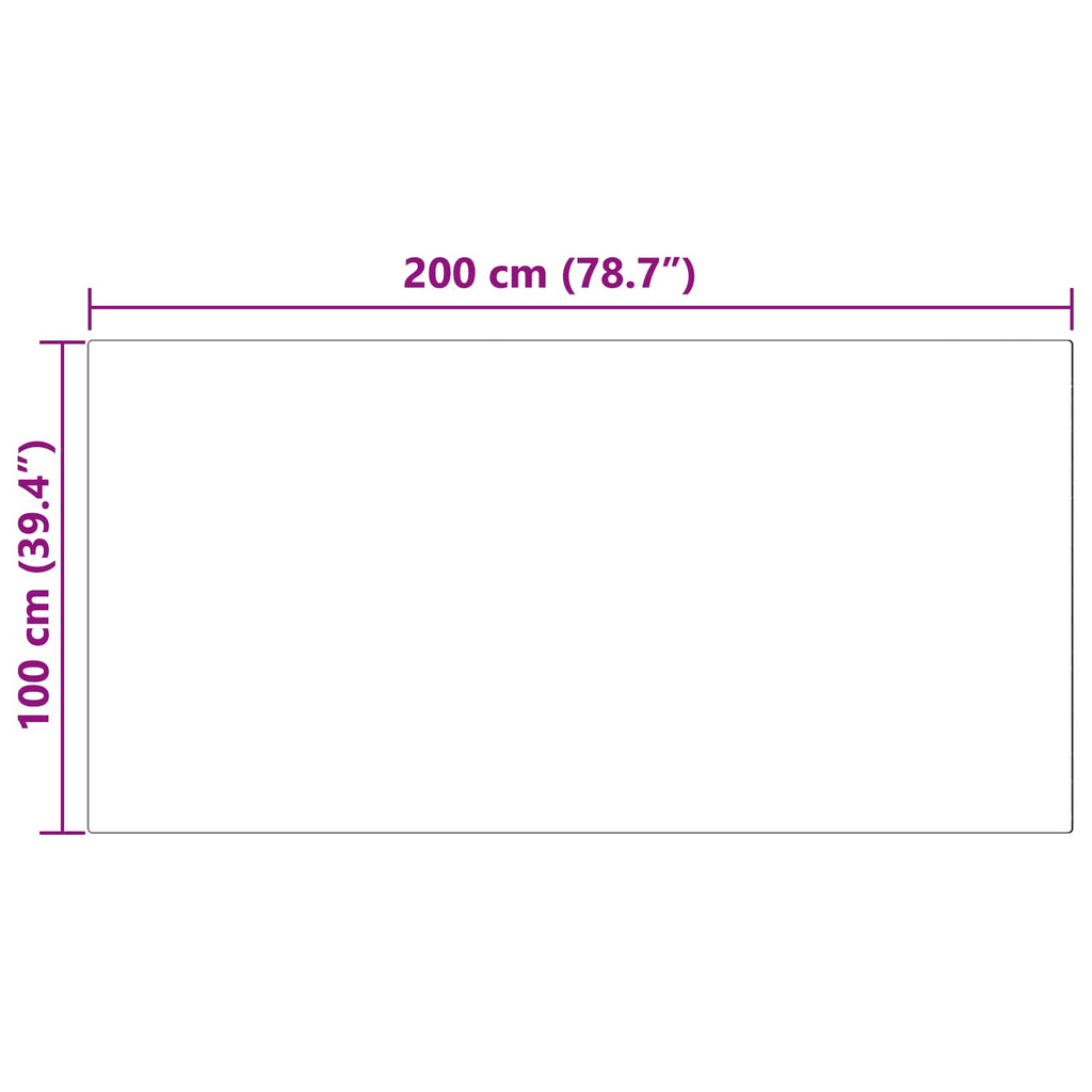 Teppich aus Kunstschaffell TAFALLA Beige 100 x 200 cm Polyester