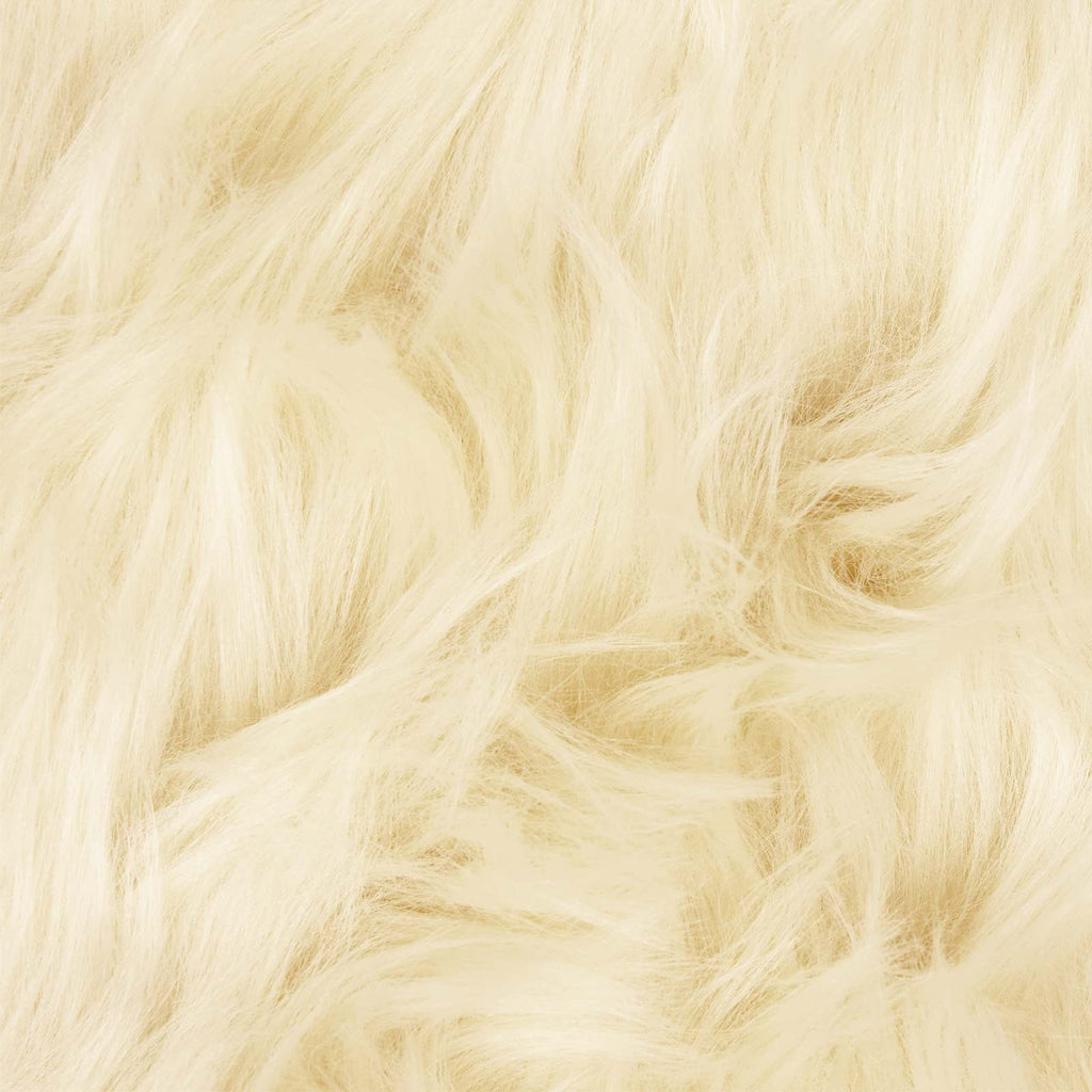 Teppich aus Kunstschaffell TAFALLA Creme 120 x 170 cm Polyester